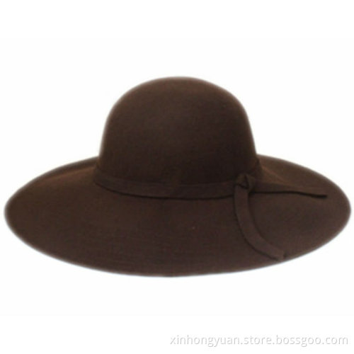 new design womens wool felt hats/ladies wool felt hat
